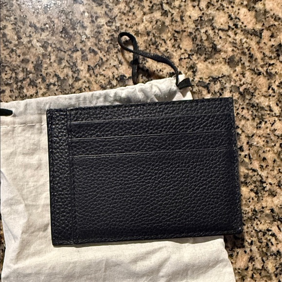 Lancel Black Leather Card Holder - Picture 2 of 2